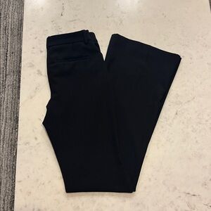 Express Editor Flare Pants Black 0 long tall